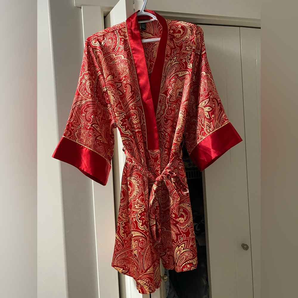 JONES NEW YORK ROBE - L/XL - POLYESTER - SATIN